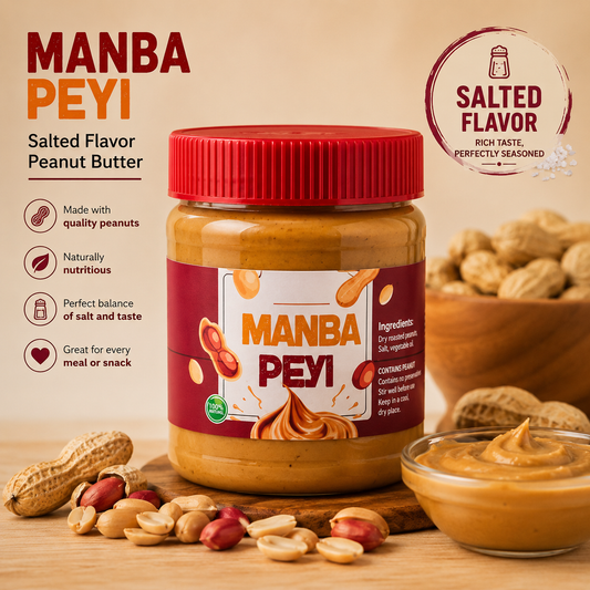 Manba Peyi™ – Authentic Haitian Salted Peanut Butter
